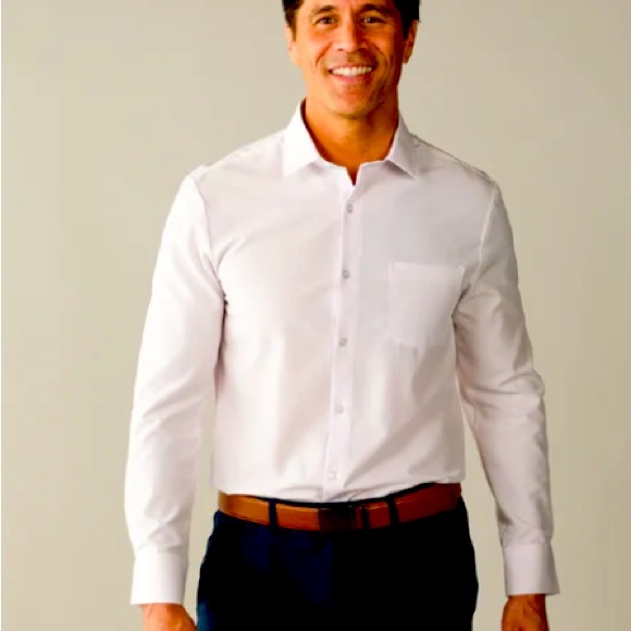 Men's Classic White Shirt - Picture 1 of 3